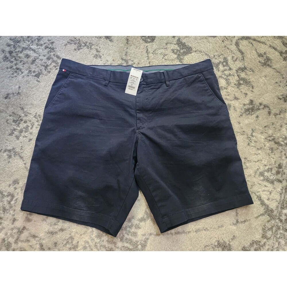 Tommy Hilfiger Men's 9.5" Dark Blue Brooklyn 1985 Shorts (MW23563-402) Size 40W